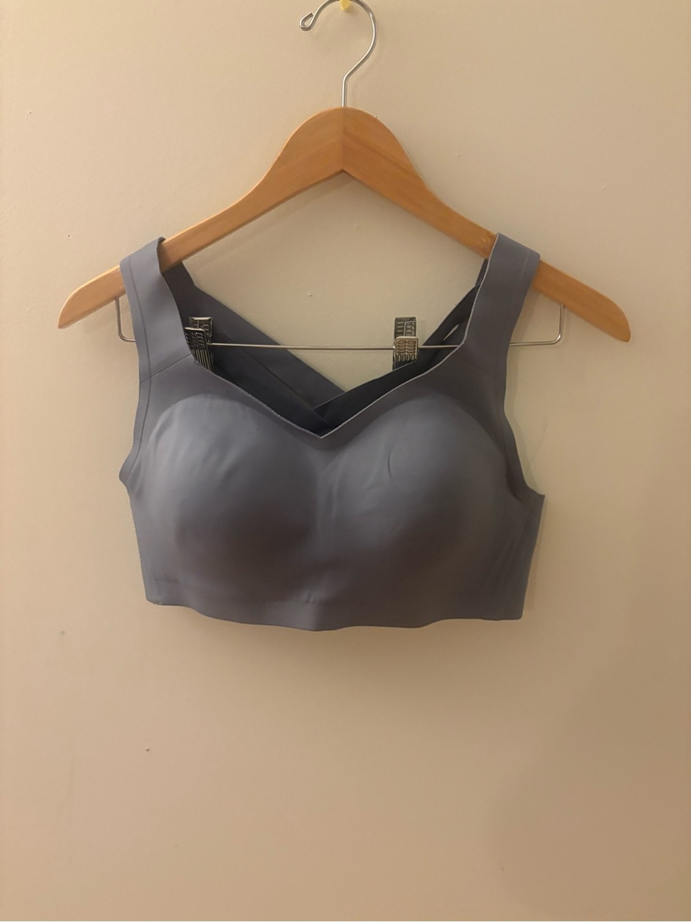 lululemon athletica Seamless Support Bra - Slate Gray
